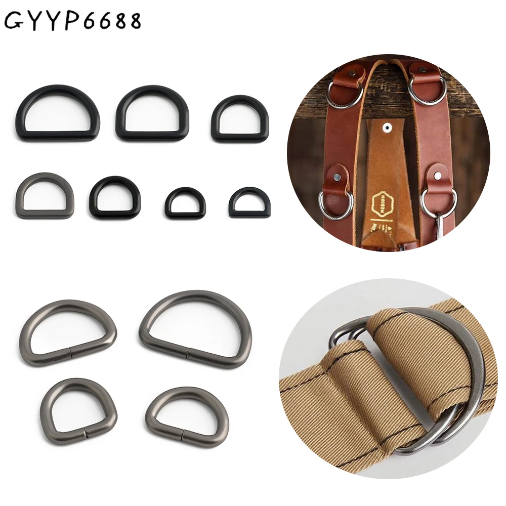 10/30/100PCS 12-32mm Black/Matte gun black Metal D Ring Buckle Clasp For Bags Backpack Purse Strap Dog Collar Chain Accessories
10/30/100PCS 12-32mm Black/Matte gun black Metal D Ring Buckle Clasp For Bags Backpack Purse Strap Dog Collar Chain Accessories