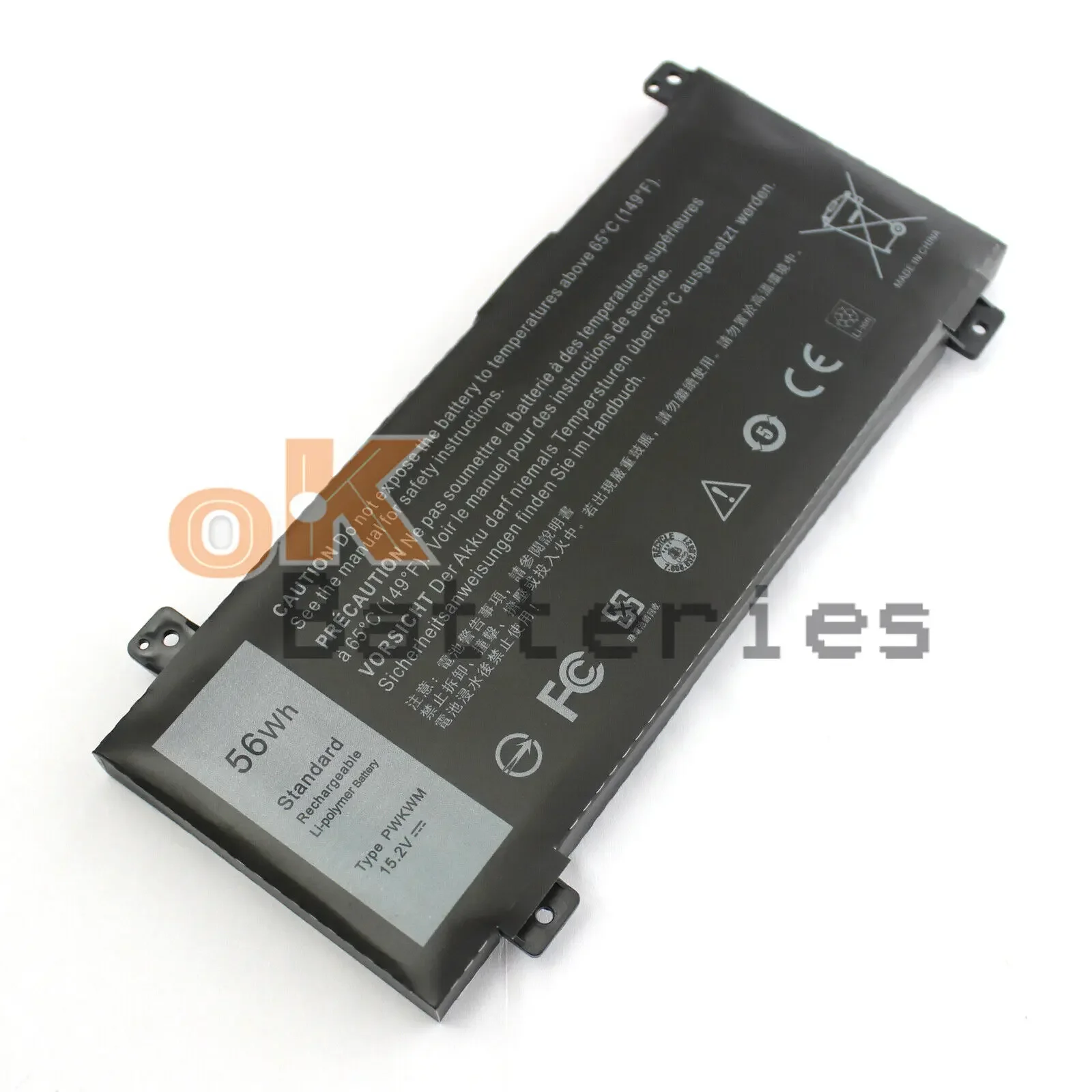 Новый аккумулятор PWKWM для Dell Inspiron 14-7466 7467 7000 56 Втч 15,2 В M6WKR 63k70
Новый аккумулятор PWKWM для Dell Inspiron 14-7466 7467 7000 56 Втч 15,2 В M6WKR 63k70