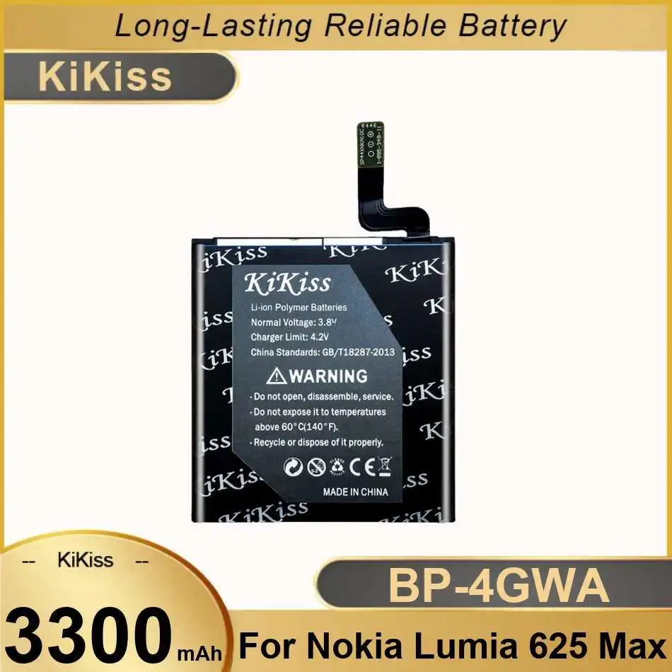 Аккумулятор мобильного телефона 3300 мАч BP-4GWA Премиум Замена для Nokia Lumia 625 Max Lumia625H Lumia 720 720t RM-885 Zeal
Аккумулятор мобильного телефона 3300 мАч BP-4GWA Премиум Замена для Nokia Lumia 625 Max Lumia625H Lumia 720 720t RM-885 Zeal