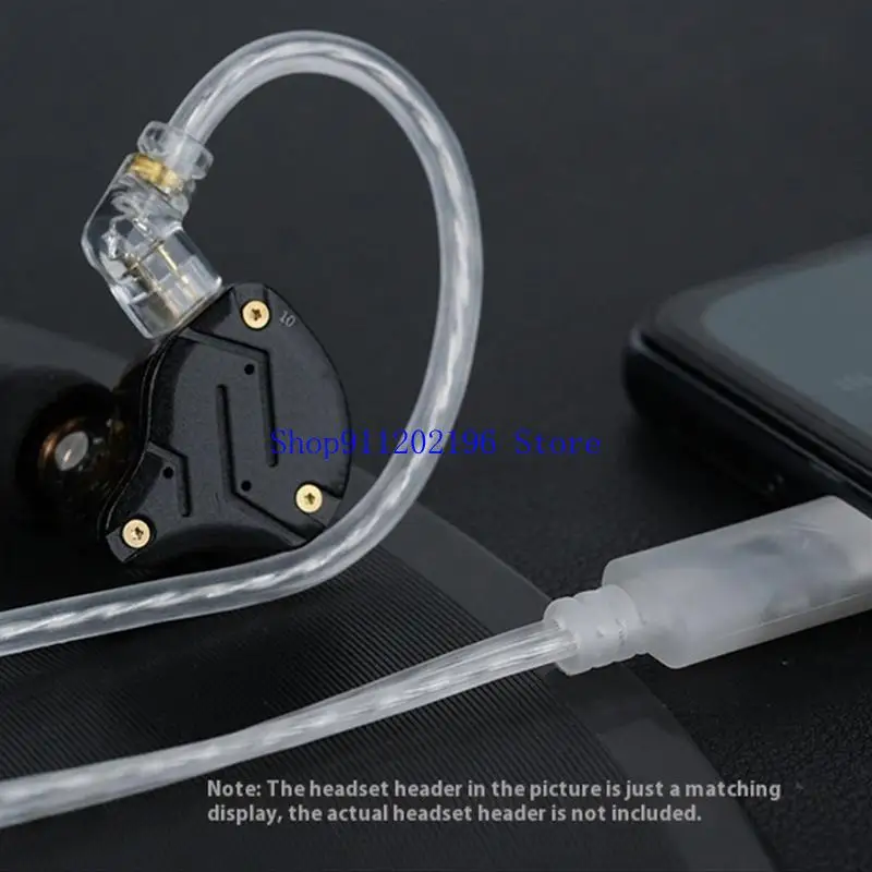 P82A Earphones Cable Type C 2PIN Cable HiFi Auditory Cable 4 Cored Braided Headphone Wire for In Ear Monitors
P82A Earphones Cable Type C 2PIN Cable HiFi Auditory Cable 4 Cored Braided Headphone Wire for In Ear Monitors
