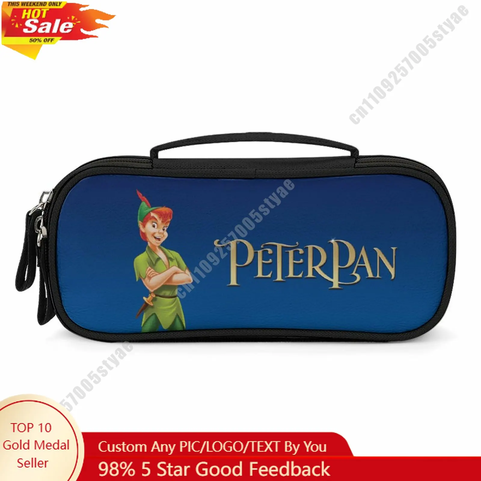 Peter Pan Pencil Case Disney Cartoon Character Customized Design Personalized Creation Holiday Gift Cosmetic Bag Cosplay
Peter Pan Pencil Case Disney Cartoon Character Customized Design Personalized Creation Holiday Gift Cosmetic Bag Cosplay