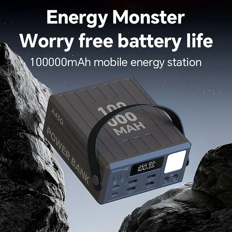 100000mAh 22.5W Large Capacity Power Bank with Fast Charging Multiple Ports Digital Power Display Portable External Battery
100000mAh 22.5W Large Capacity Power Bank with Fast Charging Multiple Ports Digital Power Display Portable External Battery