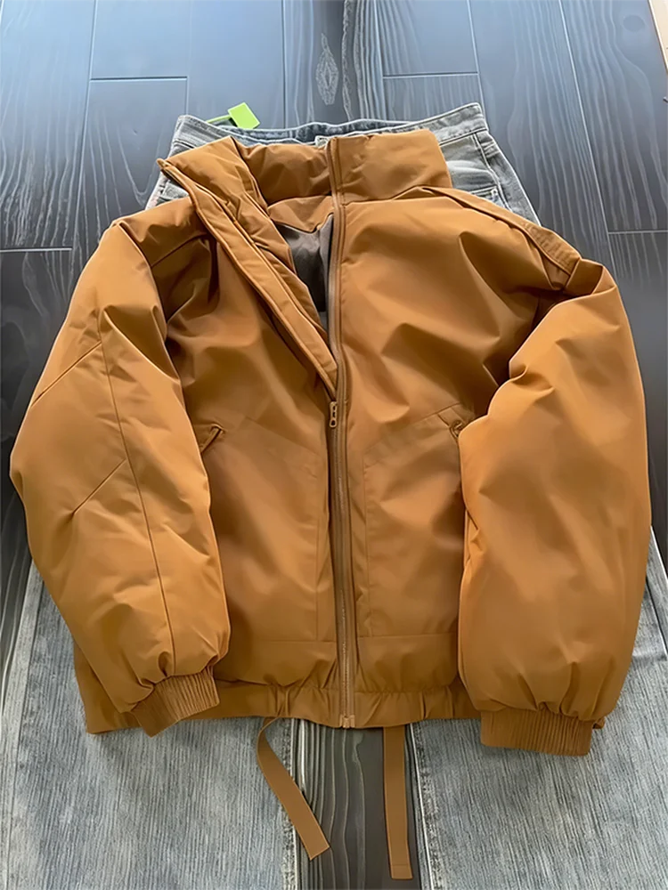 Bomber Brown Flight Jaet Thiened Cotton Coat Men's Winter Warm Stand Collar Tee-Proof Bread Sle Casual Outerwear
Bomber Brown Flight Jaet Thiened Cotton Coat Men's Winter Warm Stand Collar Tee-Proof Bread Sle Casual Outerwear