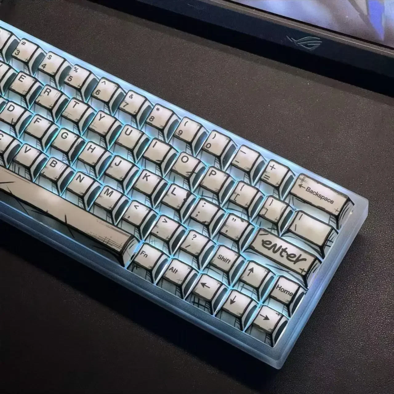Прозрачный колпачок из комиксов с поддержкой pbt Wooting60 Maicong ace60fire68ez63 ночной дьявол made68
Прозрачный колпачок из комиксов с поддержкой pbt Wooting60 Maicong ace60fire68ez63 ночной дьявол made68