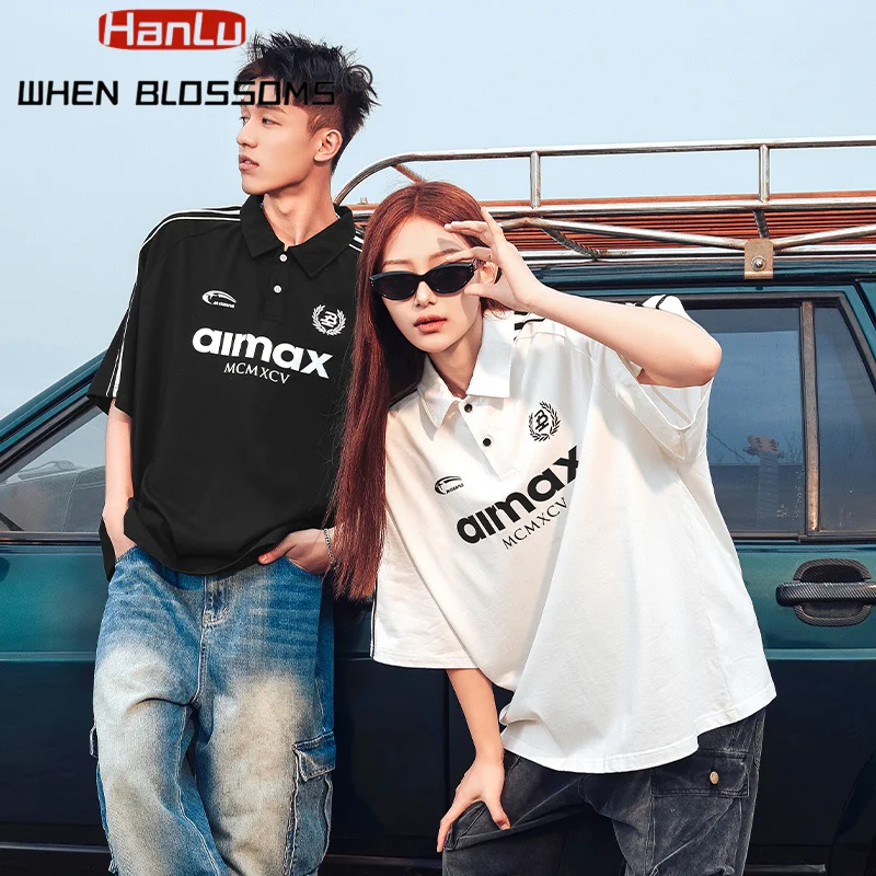 Men's Summer American Raglan Sleeve Pull Design T-shirt Women's Large Hip Hop Street Y2K Loose Harajuku T-shirt POLO Shirt
Men's Summer American Raglan Sleeve Pull Design T-shirt Women's Large Hip Hop Street Y2K Loose Harajuku T-shirt POLO Shirt