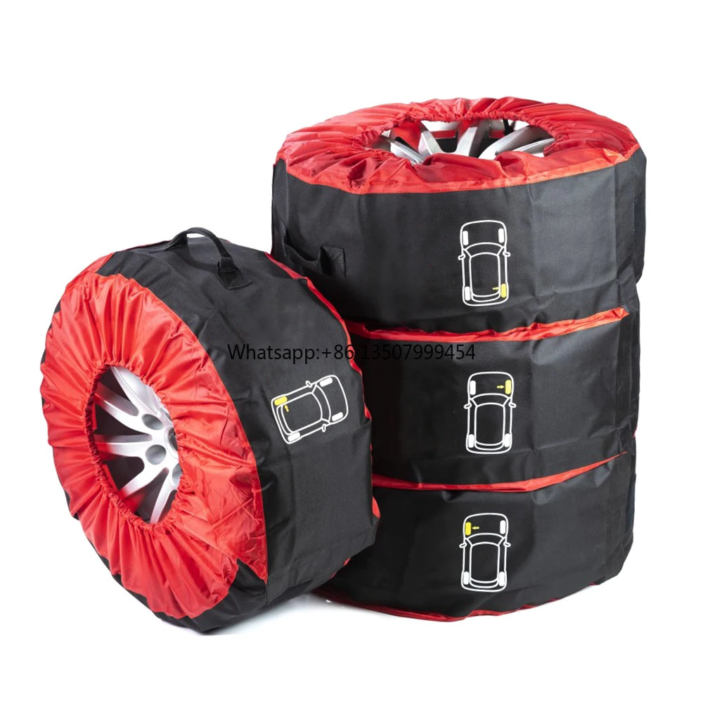 Universal Fit Pack of 4 Tire Totes Spare Tire Cover Portable Wheel Bags Winter Tire Cover
Universal Fit Pack of 4 Tire Totes Spare Tire Cover Portable Wheel Bags Winter Tire Cover