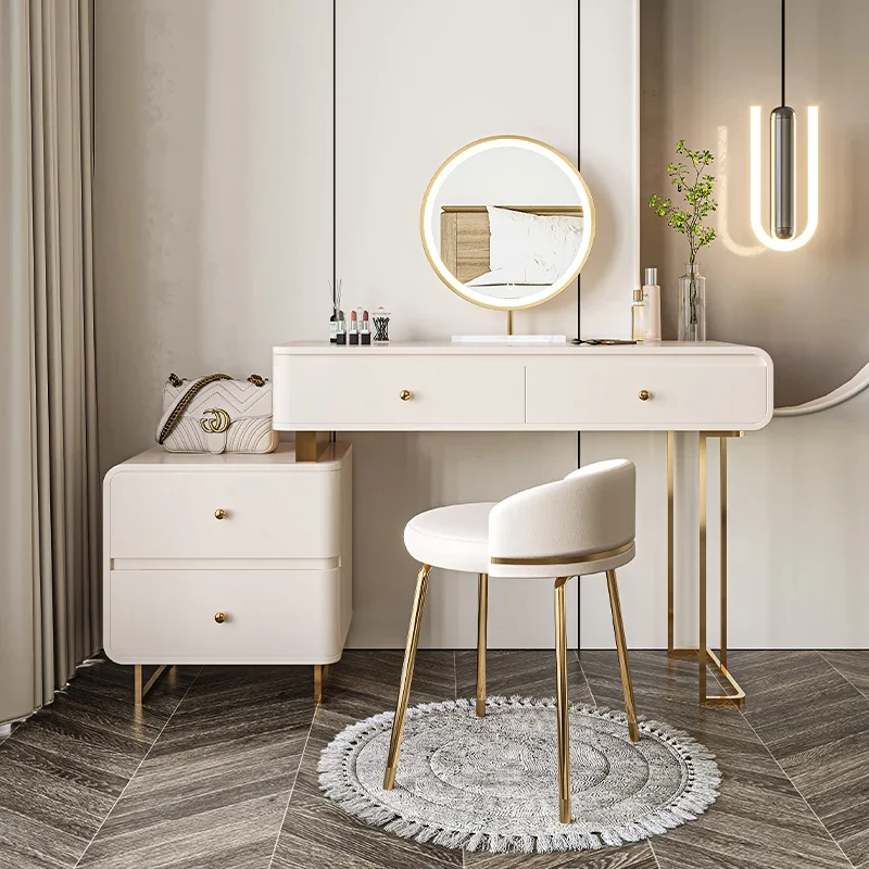 Luxury Nordic Wooden Dresser Mirror Set White Women Princess Vanity Desk Drawer Storage Tocador Maquillaje Bedroom Furniture
Luxury Nordic Wooden Dresser Mirror Set White Women Princess Vanity Desk Drawer Storage Tocador Maquillaje Bedroom Furniture