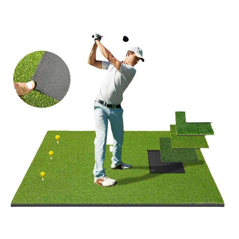 Профессиональный коврик для ударов по гольфу премиум-класса 4 в 1, 5x4 фута, утолщенные 4 сменные вставки для практики вождения, тренировочное пособие премиум-класса
Профессиональный коврик для ударов по гольфу премиум-класса 4 в 1, 5x4 фута, утолщенные 4 сменные вставки для практики вождения, тренировочное пособие премиум-класса