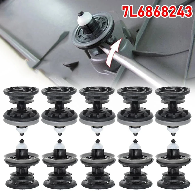 10Pcs Nylon Retaining Clips Car Rivet Auto Fastener And Clip Door Trim Panel Retainer For Vw 7L6868243 D222
10Pcs Nylon Retaining Clips Car Rivet Auto Fastener And Clip Door Trim Panel Retainer For Vw 7L6868243 D222