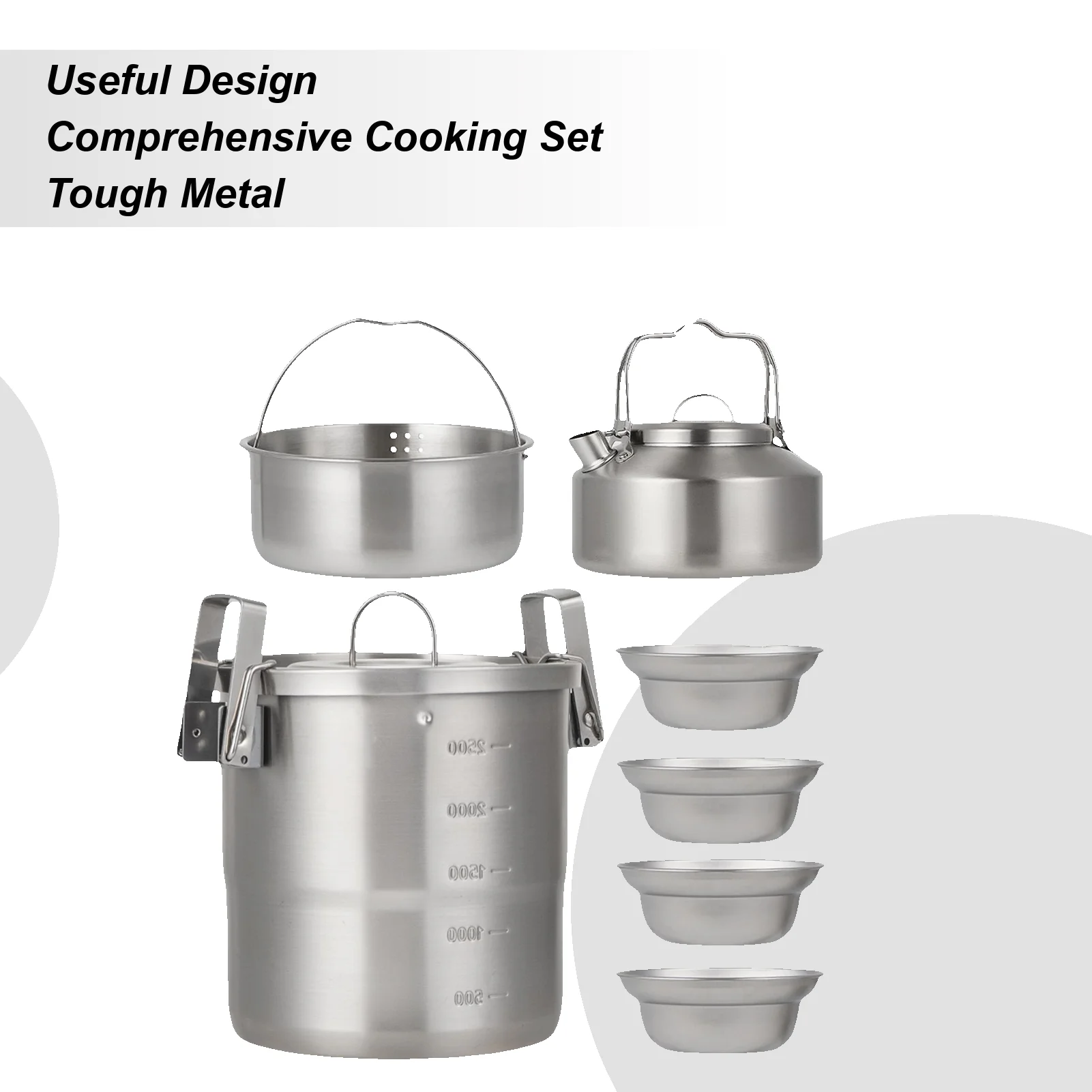 Backpacking Cooking Set Camping Cookware Kit Survival Equipment For Lawn Hiking Backpacking Family Backyard Adults Picnic Travel
Backpacking Cooking Set Camping Cookware Kit Survival Equipment For Lawn Hiking Backpacking Family Backyard Adults Picnic Travel