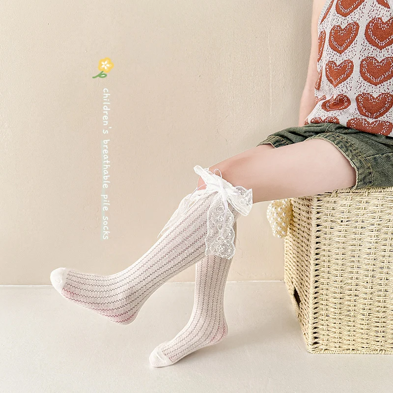 Arrival Children Lovely Lace Bow Mesh Crew Socks Breathable Lightweight Soft Stretchy Ideal for Daily Outfit All Match Cute Kids
Arrival Children Lovely Lace Bow Mesh Crew Socks Breathable Lightweight Soft Stretchy Ideal for Daily Outfit All Match Cute Kids