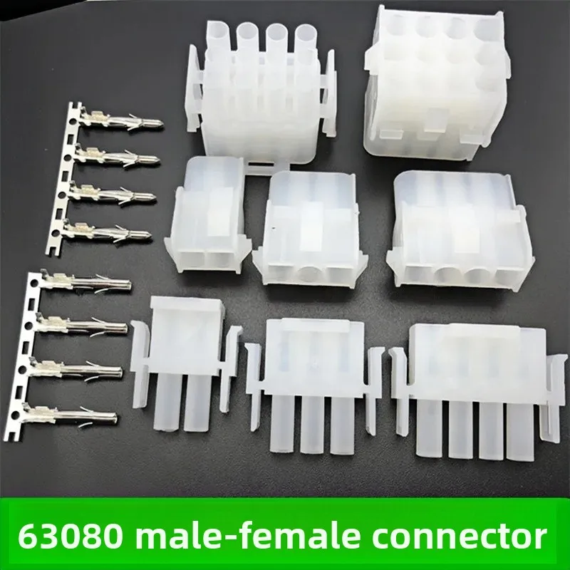 63080 Connector 6.3mm Pitch Male Female Plug And Socket Terminal Elevator Plug Connector Single Double Row 2P 3P 4P 5Pin
63080 Connector 6.3mm Pitch Male Female Plug And Socket Terminal Elevator Plug Connector Single Double Row 2P 3P 4P 5Pin