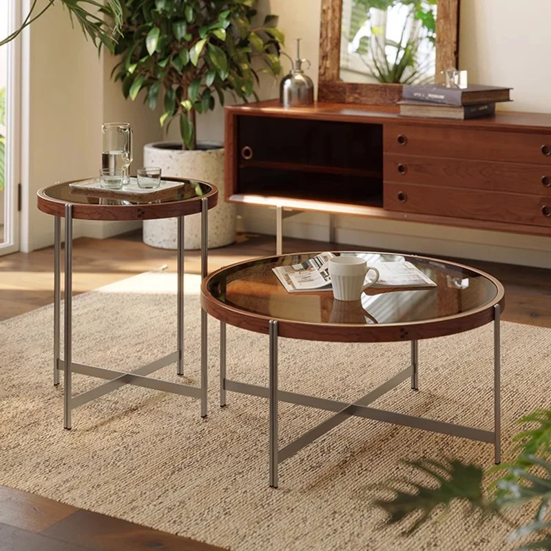 Nordic Modern Round Nesting Coffee Tables Solid Wood Tempered Glass Creative Small Space Living Room Home Decor Mesas FYCT
Nordic Modern Round Nesting Coffee Tables Solid Wood Tempered Glass Creative Small Space Living Room Home Decor Mesas FYCT