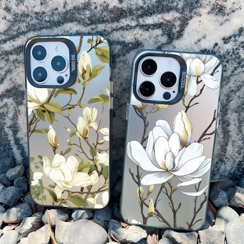 Magnolia Flower Phone Case For iPhone 15 14 Plus Pro Max 13 12 11 Pro Max 13 Mini Shockproof Matte Laser Fashion Back Cover Capa
Magnolia Flower Phone Case For iPhone 15 14 Plus Pro Max 13 12 11 Pro Max 13 Mini Shockproof Matte Laser Fashion Back Cover Capa