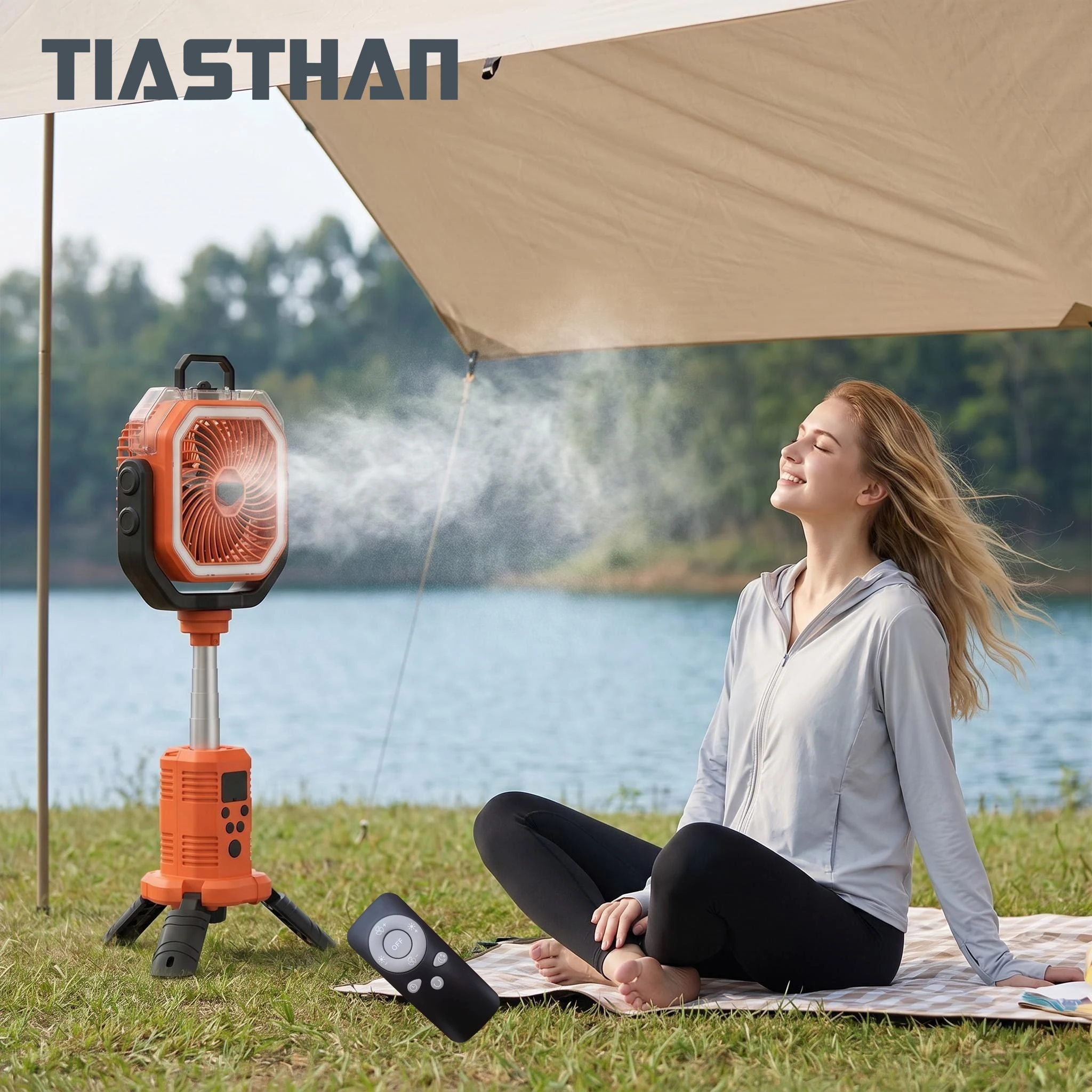 Portable Mist Spray Cooling Fan with 30000mAh Battery & Telescopic Rods 3 Lighting Modes for Summer Travel Portable Electric Fan
Portable Mist Spray Cooling Fan with 30000mAh Battery & Telescopic Rods 3 Lighting Modes for Summer Travel Portable Electric Fan