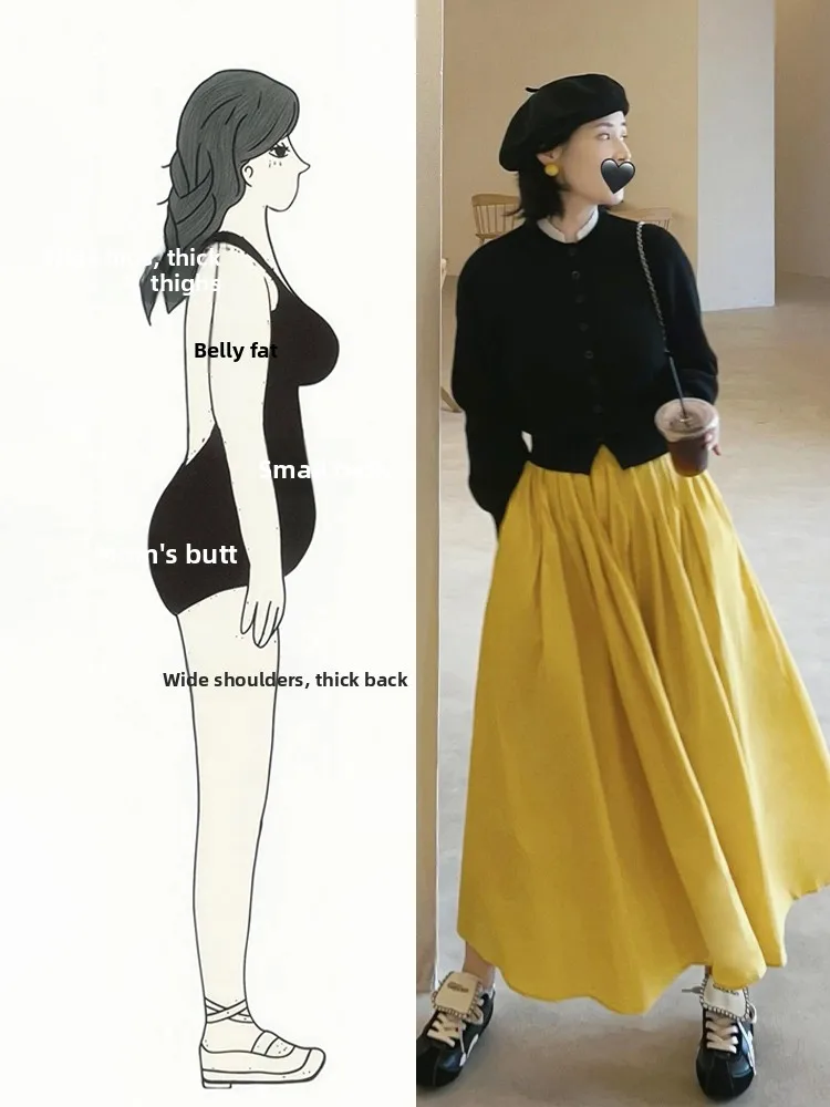 Early Autumn New Style Korean Black Knitted Open Cardigan Yellow Skirt Fashionable Versatile Women's Set Breathable Comf...
Early Autumn New Style Korean Black Knitted Open Cardigan Yellow Skirt Fashionable Versatile Women's Set Breathable Comf...