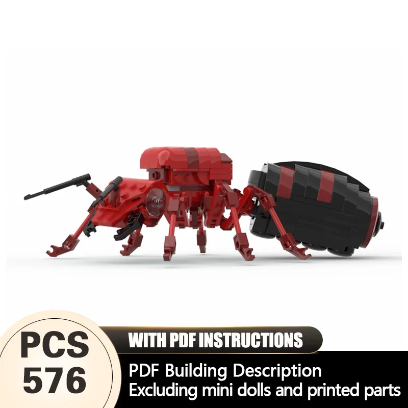 Creators Animal Series Model MOC Building Bricks The Large Ant Modular Technology Gifts Holiday Assemble Children Toys Suit
Creators Animal Series Model MOC Building Bricks The Large Ant Modular Technology Gifts Holiday Assemble Children Toys Suit