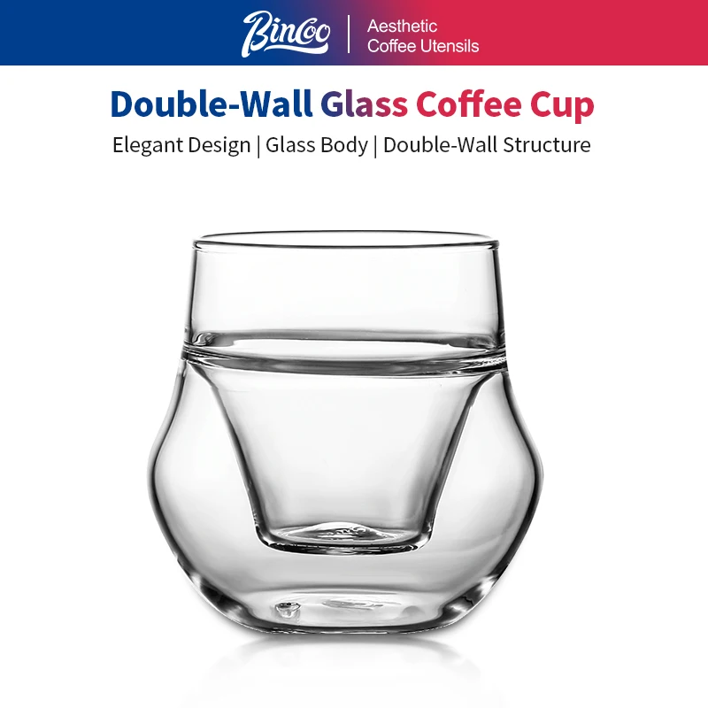 Bincoo 110ml Double Layer Insulated Coffee Cup, Glass Designed for Professional Tasting and Optimal Aroma Preservation
Bincoo 110ml Double Layer Insulated Coffee Cup, Glass Designed for Professional Tasting and Optimal Aroma Preservation