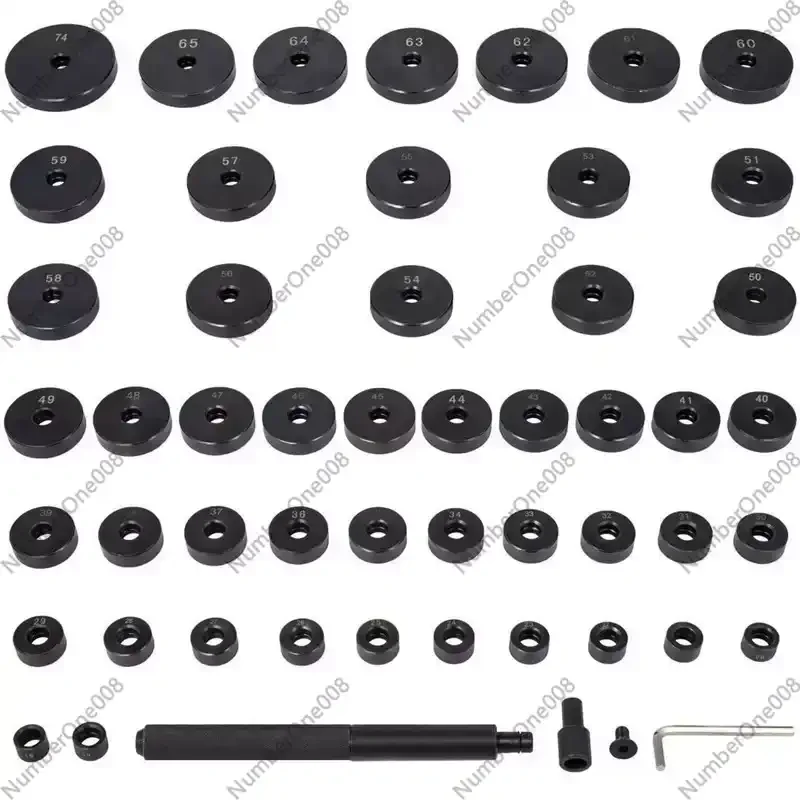 52pcs Auto Bushing Bearing Seal Driver Push Press Disc Tool Set Automotive Oil Seal Removal & Installation Repair Tools Kit
52pcs Auto Bushing Bearing Seal Driver Push Press Disc Tool Set Automotive Oil Seal Removal & Installation Repair Tools Kit