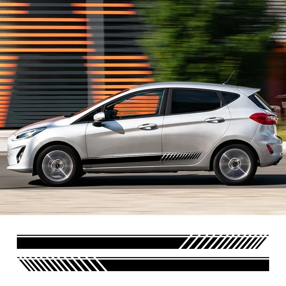Наклейки для Ford Fiesta MK8, MK7, MK6, Mk5 ST, полосы для боковой двери автомобиля, спортивный Стайлинг, виниловые декоративные наклейки, автоаксессуары для тюнинга
Наклейки для Ford Fiesta MK8, MK7, MK6, Mk5 ST, полосы для боковой двери автомобиля, спортивный Стайлинг, виниловые декоративные наклейки, автоаксессуары для тюнинга