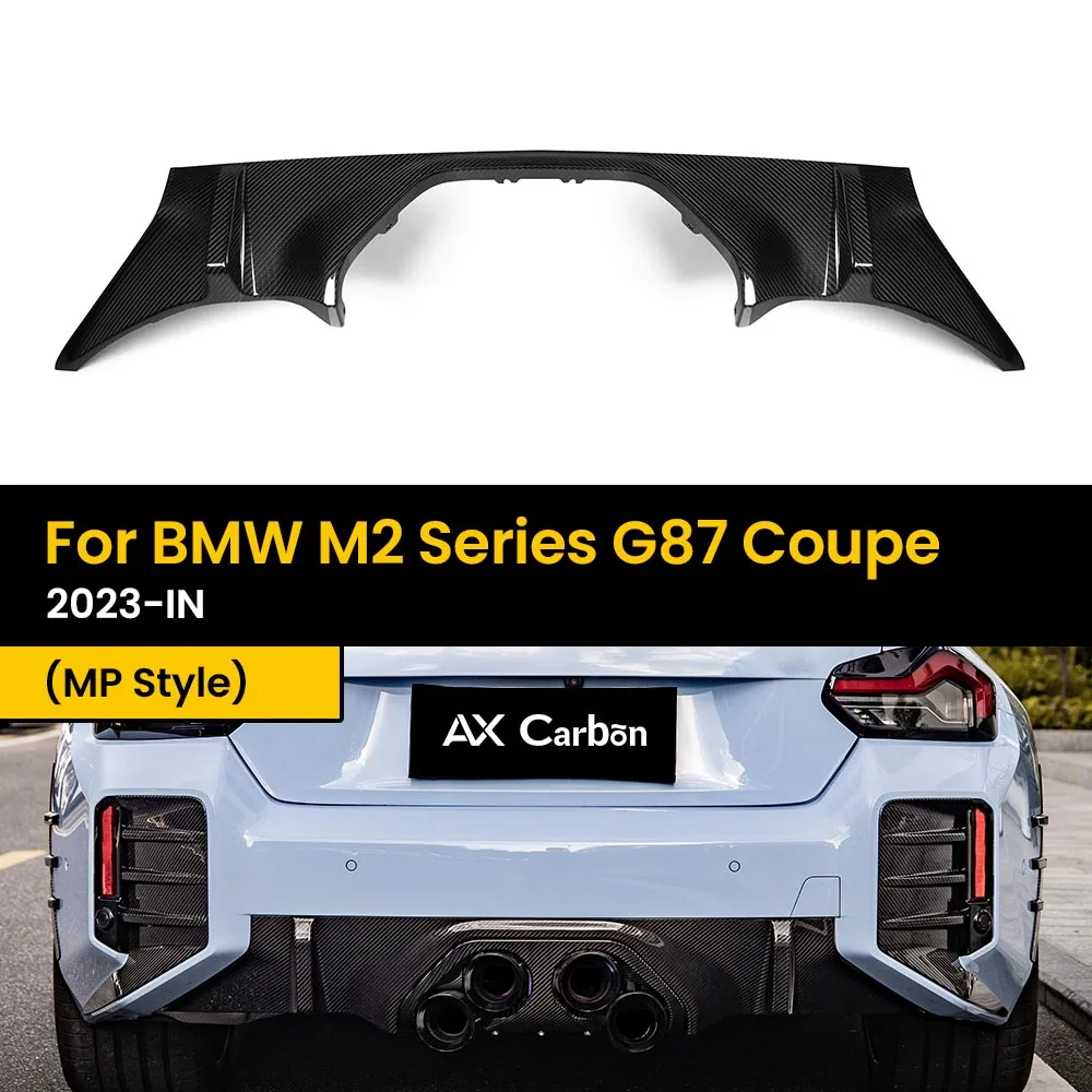Real Dry Carbon Fiber Rear Diffuser Bumper Lip for BMW M2 Series G87 Coupe MP Style 2023-IN 1Pcs/Piece
Real Dry Carbon Fiber Rear Diffuser Bumper Lip for BMW M2 Series G87 Coupe MP Style 2023-IN 1Pcs/Piece