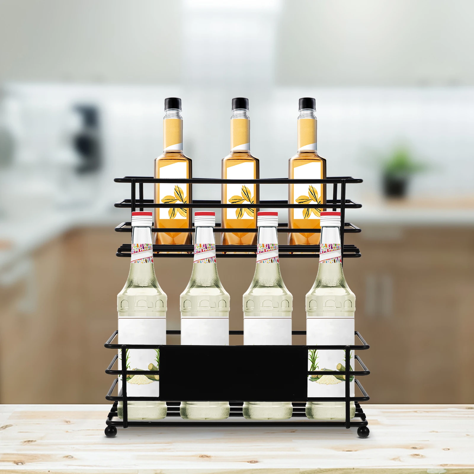 Double Layers Fruit Dew Display Kitchen Storage Shelf House Syrup Bottles Holder Coffee Shop Pantry Organizer Strong for Jam
Double Layers Fruit Dew Display Kitchen Storage Shelf House Syrup Bottles Holder Coffee Shop Pantry Organizer Strong for Jam