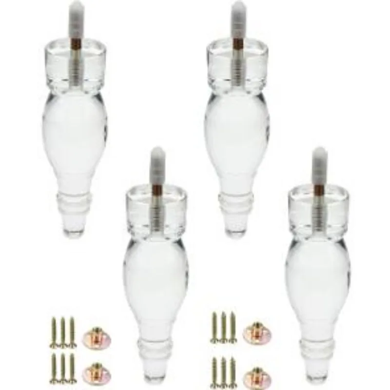 Naxilai Couch Acrylic Feet 180mm/7.09" Acrylic Sofa Legs with Metric Hanger Bolt & T-Nut 4pack
Naxilai Couch Acrylic Feet 180mm/7.09" Acrylic Sofa Legs with Metric Hanger Bolt & T-Nut 4pack