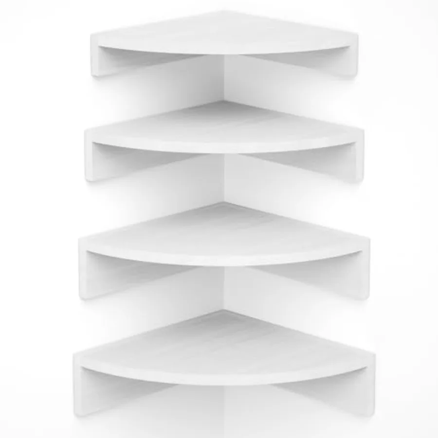 Corner Shelf Wall Mount, Floating Shelves for Storage and Display, Large Wooden Shelves for Bedroom, Living Room, Bathroom, Ent
Corner Shelf Wall Mount, Floating Shelves for Storage and Display, Large Wooden Shelves for Bedroom, Living Room, Bathroom, Ent
