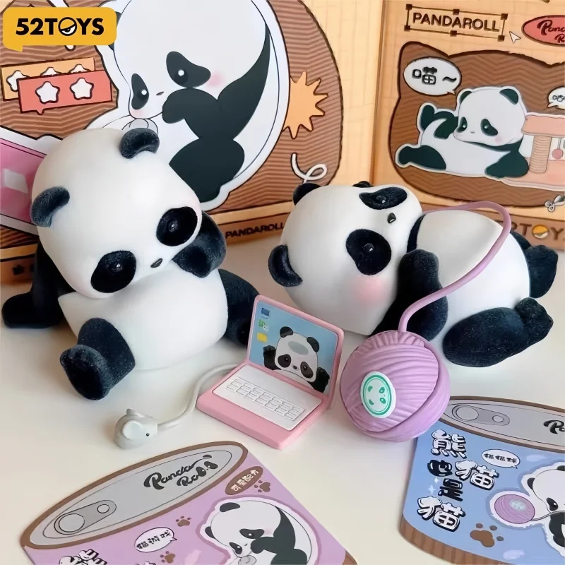 New 52toys Pandaroll Panda Blind Box Flocked Collectible Figurine Desktop Ornament Cute Decor Holiday Gift For Collectors
New 52toys Pandaroll Panda Blind Box Flocked Collectible Figurine Desktop Ornament Cute Decor Holiday Gift For Collectors