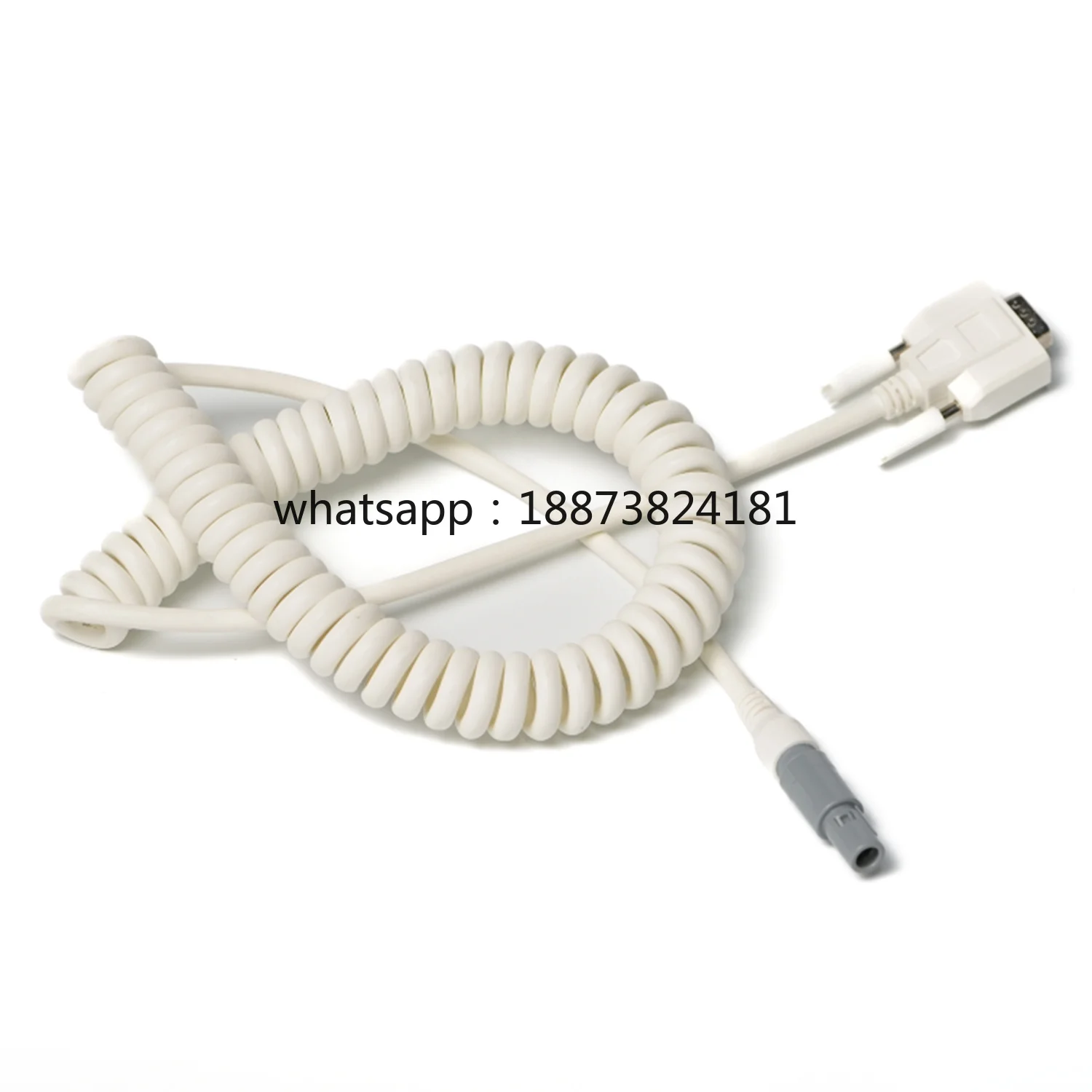 Medical Spring Wire Cable CE Class II Alcohol Disinfecting Off-White Adult Connector fast shipping
Medical Spring Wire Cable CE Class II Alcohol Disinfecting Off-White Adult Connector fast shipping