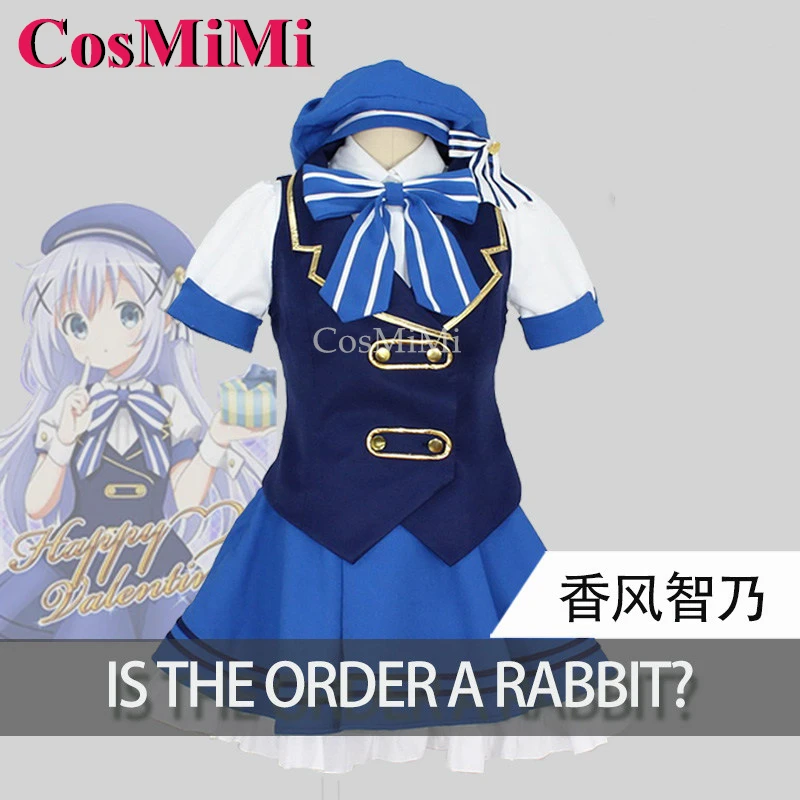 Аниме CosMiMi — заказ Кролик Kafuu Chino Косплей Костюм Милое Милое Синее Платье Горничной Карнавальная Вечеринка Ролевая Игра Одежда
Аниме CosMiMi — заказ Кролик Kafuu Chino Косплей Костюм Милое Милое Синее Платье Горничной Карнавальная Вечеринка Ролевая Игра Одежда