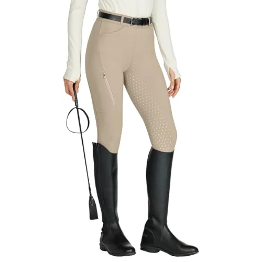 Women's Horse Riding Pants Full Seat Silicone Equestrian Breeches Horseback Schooling Tights Zipper Pockets
Women's Horse Riding Pants Full Seat Silicone Equestrian Breeches Horseback Schooling Tights Zipper Pockets