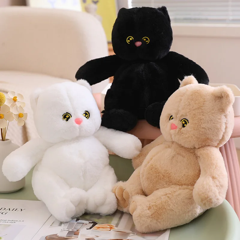 White Brown Black Cat Plush Toy Cute Soft Stuffed Kittens Animal Doll For Girls Boys Kids Plushies For Christmas Birthday Gift
White Brown Black Cat Plush Toy Cute Soft Stuffed Kittens Animal Doll For Girls Boys Kids Plushies For Christmas Birthday Gift