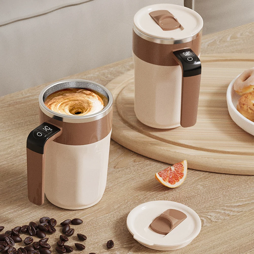 Self-stirring Coffee Mug Magnetic Stirring Cup Rechargeable Automatic Mixing Cup w/LCD Thermometer for Coffee Tea Hot Chocolate
Self-stirring Coffee Mug Magnetic Stirring Cup Rechargeable Automatic Mixing Cup w/LCD Thermometer for Coffee Tea Hot Chocolate