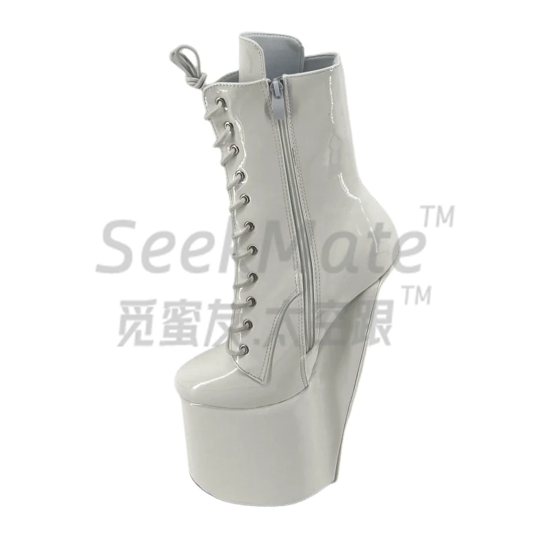 European and American sexy strapless high-heeled shoes with straps that hate the sky, thick soled nightclubs, pole dancing fun,
European and American sexy strapless high-heeled shoes with straps that hate the sky, thick soled nightclubs, pole dancing fun,