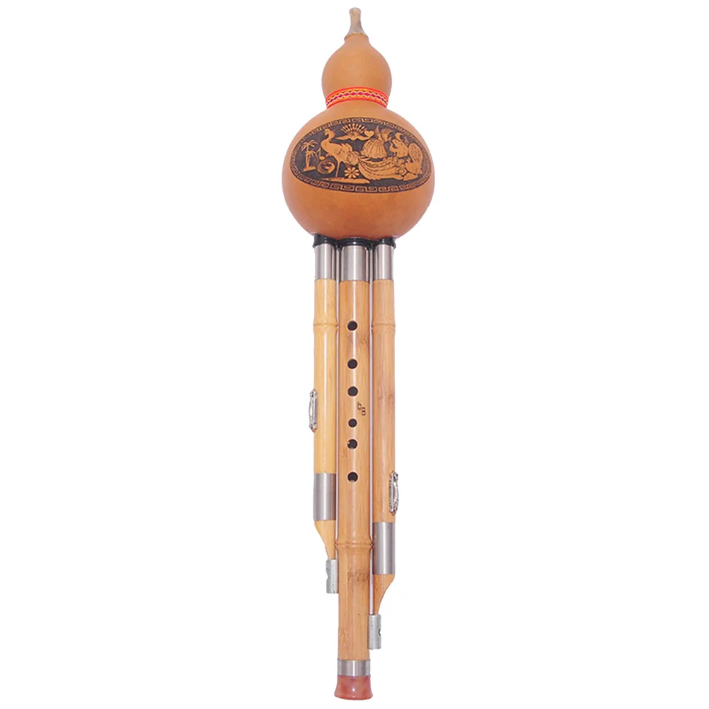Bamboo Hulusi Ethnic Musical Instrument Flute Handmade Instruments Cucurbit Chinese
Bamboo Hulusi Ethnic Musical Instrument Flute Handmade Instruments Cucurbit Chinese