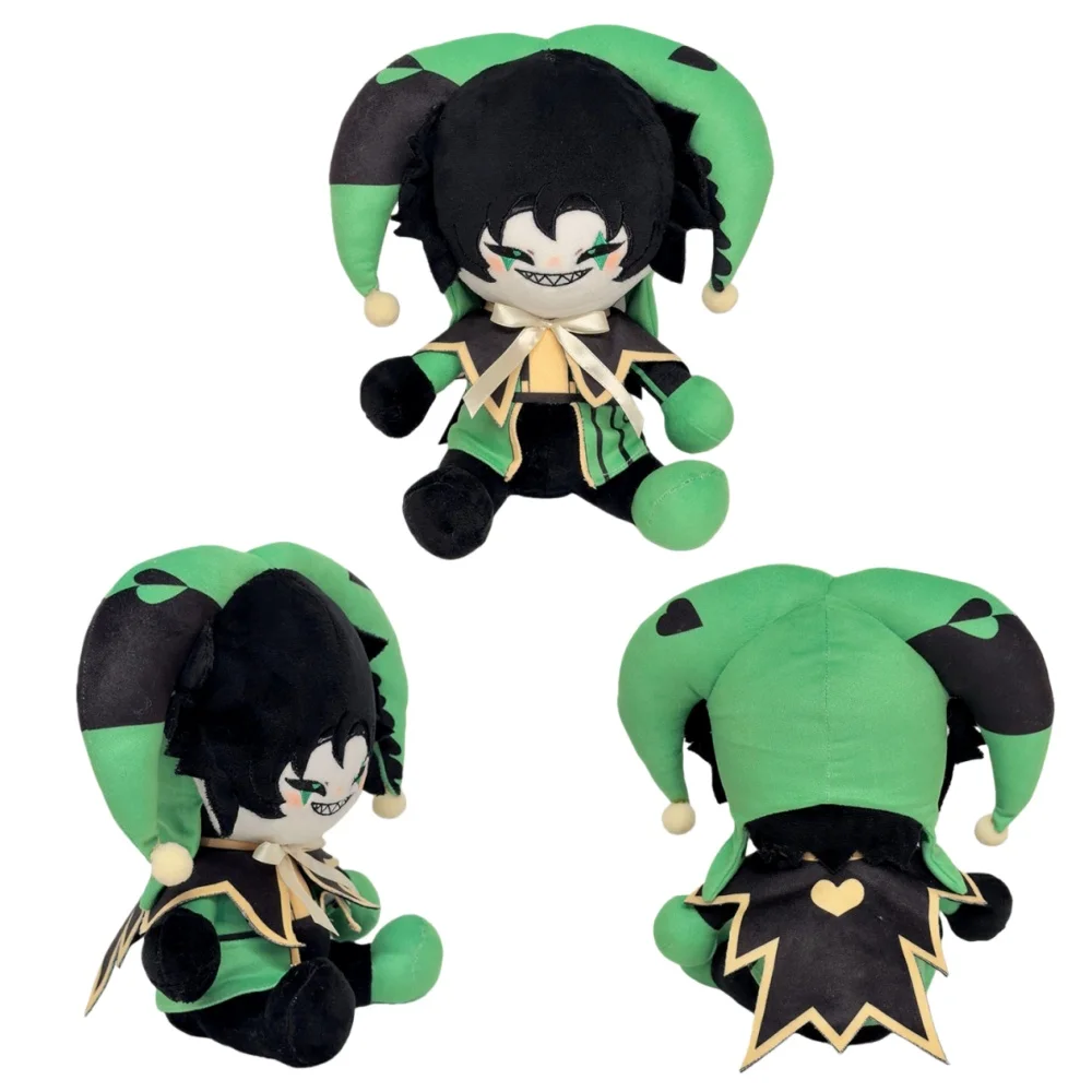 Pierrot Harlequin The Freak Circus Plush Toys Peluche Doll Green Black Soft Stuffed Toy Collectible Gift For Anime Game Fans
Pierrot Harlequin The Freak Circus Plush Toys Peluche Doll Green Black Soft Stuffed Toy Collectible Gift For Anime Game Fans