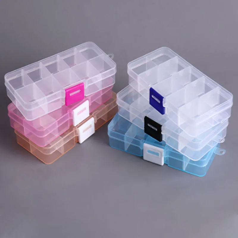 10 Slots Plastic Storage Organizer Container Jewelry Organizer Box with Adjustable Dividers for Beads Crafts Jewelry DIY
10 Slots Plastic Storage Organizer Container Jewelry Organizer Box with Adjustable Dividers for Beads Crafts Jewelry DIY