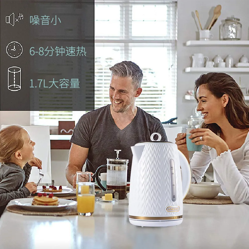 Electric Kettle Fast Hot Boiling Stainless Kettle Teapot Intelligent Temperature Control Tea Pot Anti-overheat Kitchen Appliance
Electric Kettle Fast Hot Boiling Stainless Kettle Teapot Intelligent Temperature Control Tea Pot Anti-overheat Kitchen Appliance