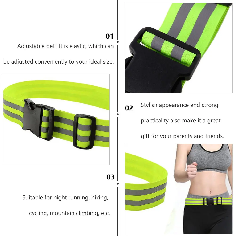 2 Pcs Elastic Reflective Adjustable High Visibility Belts Night Running Gear Strap Luminous Band for Safety Hiking Cycling
2 Pcs Elastic Reflective Adjustable High Visibility Belts Night Running Gear Strap Luminous Band for Safety Hiking Cycling