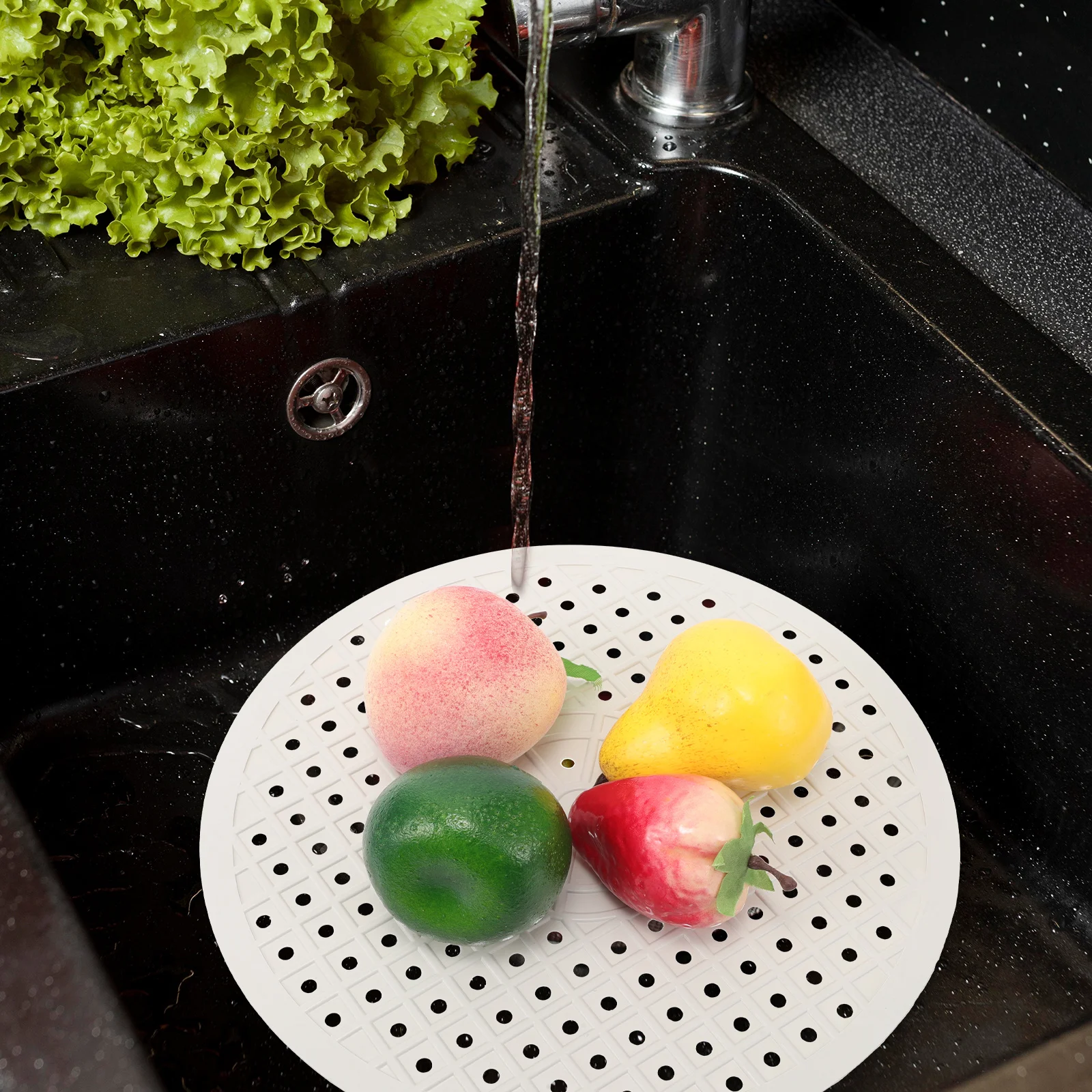 Round Kitchen Sink Pad Small Dish Drying Rubber Mat Sink Protector Mat for Kitchen Counter Round Pad Dish Drainer Mats 
Round Kitchen Sink Pad Small Dish Drying Rubber Mat Sink Protector Mat for Kitchen Counter Round Pad Dish Drainer Mats