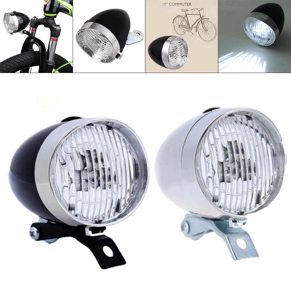 1 Set Night Light LED Headlight Bicycle Front Light Metal Body Unique Vintage With Shelf 160° Viewing Angle Protection Safety
1 Set Night Light LED Headlight Bicycle Front Light Metal Body Unique Vintage With Shelf 160° Viewing Angle Protection Safety