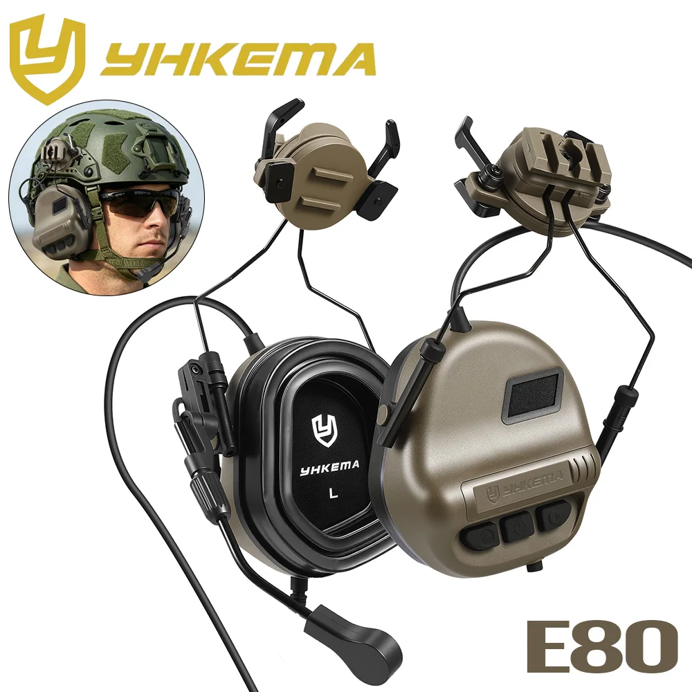 YHKEMA E80 Professional Hunting Anti-noise Headset Tactical Electronic Shooting Earmuff Outdoor Sports Sound Amplification Headp
YHKEMA E80 Professional Hunting Anti-noise Headset Tactical Electronic Shooting Earmuff Outdoor Sports Sound Amplification Headp