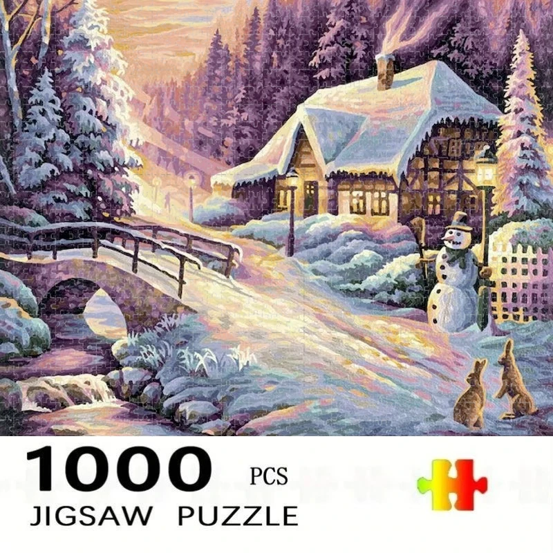 Jigsaw Puzzles Adults Winter Theme Home Puzzle Stress Relief Entertainment Toys Landscape Puzzles Christmas Gift
Jigsaw Puzzles Adults Winter Theme Home Puzzle Stress Relief Entertainment Toys Landscape Puzzles Christmas Gift