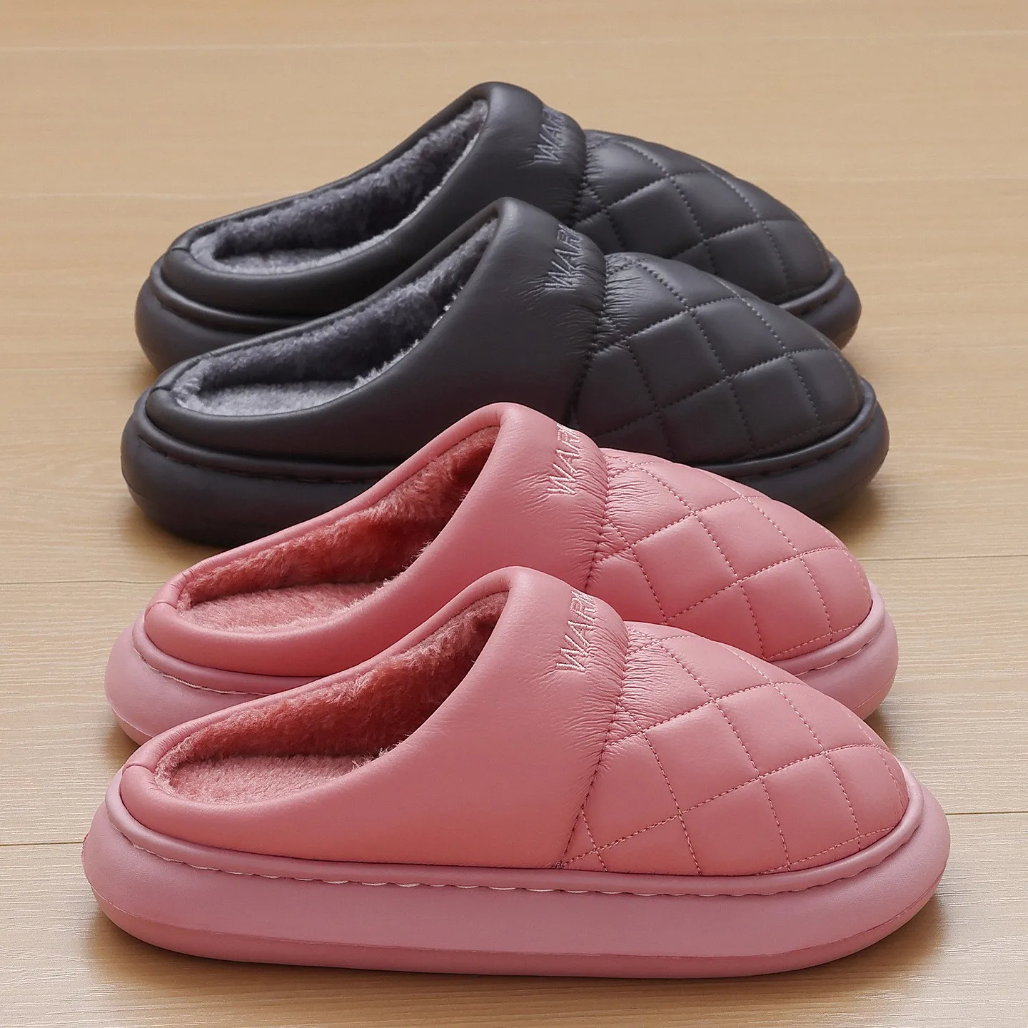 Men Winter Slippers Women Winter Platform Slipper Waterproof Flats Home Soft Slides Non-Slip Indoor Couples Furry Floor Shoes
Men Winter Slippers Women Winter Platform Slipper Waterproof Flats Home Soft Slides Non-Slip Indoor Couples Furry Floor Shoes