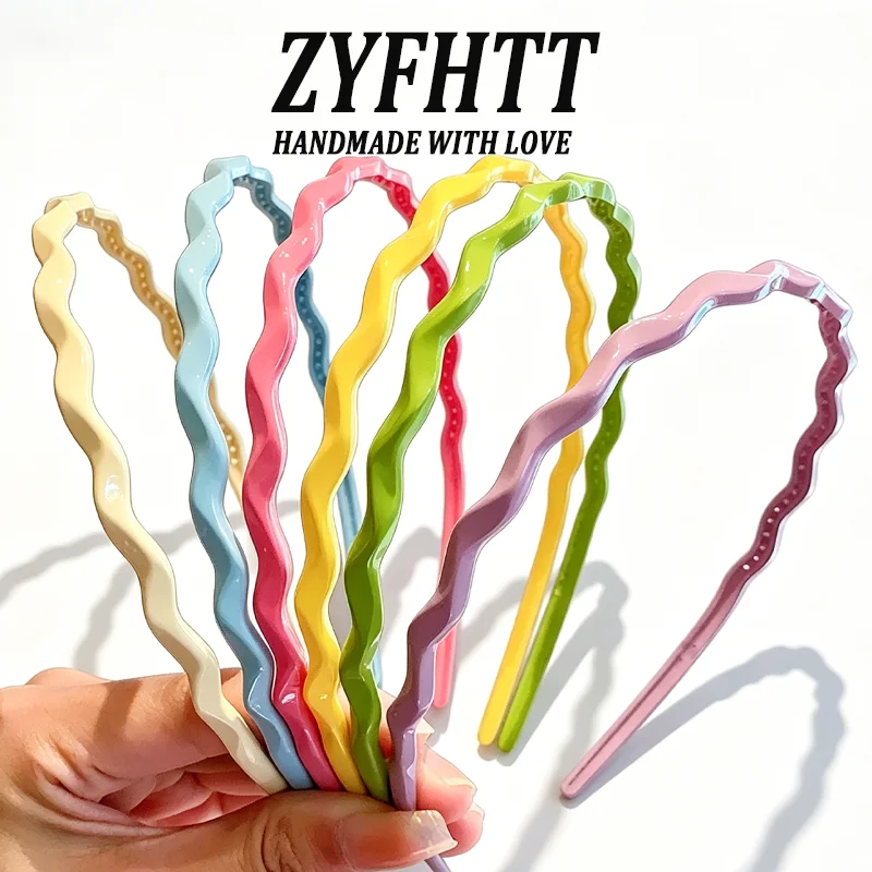 1/6pcs Summer New Children's Headband Candy Colored Wavy Pattern Headband Comfortable To Wear Versatile For Daily Use
1/6pcs Summer New Children's Headband Candy Colored Wavy Pattern Headband Comfortable To Wear Versatile For Daily Use