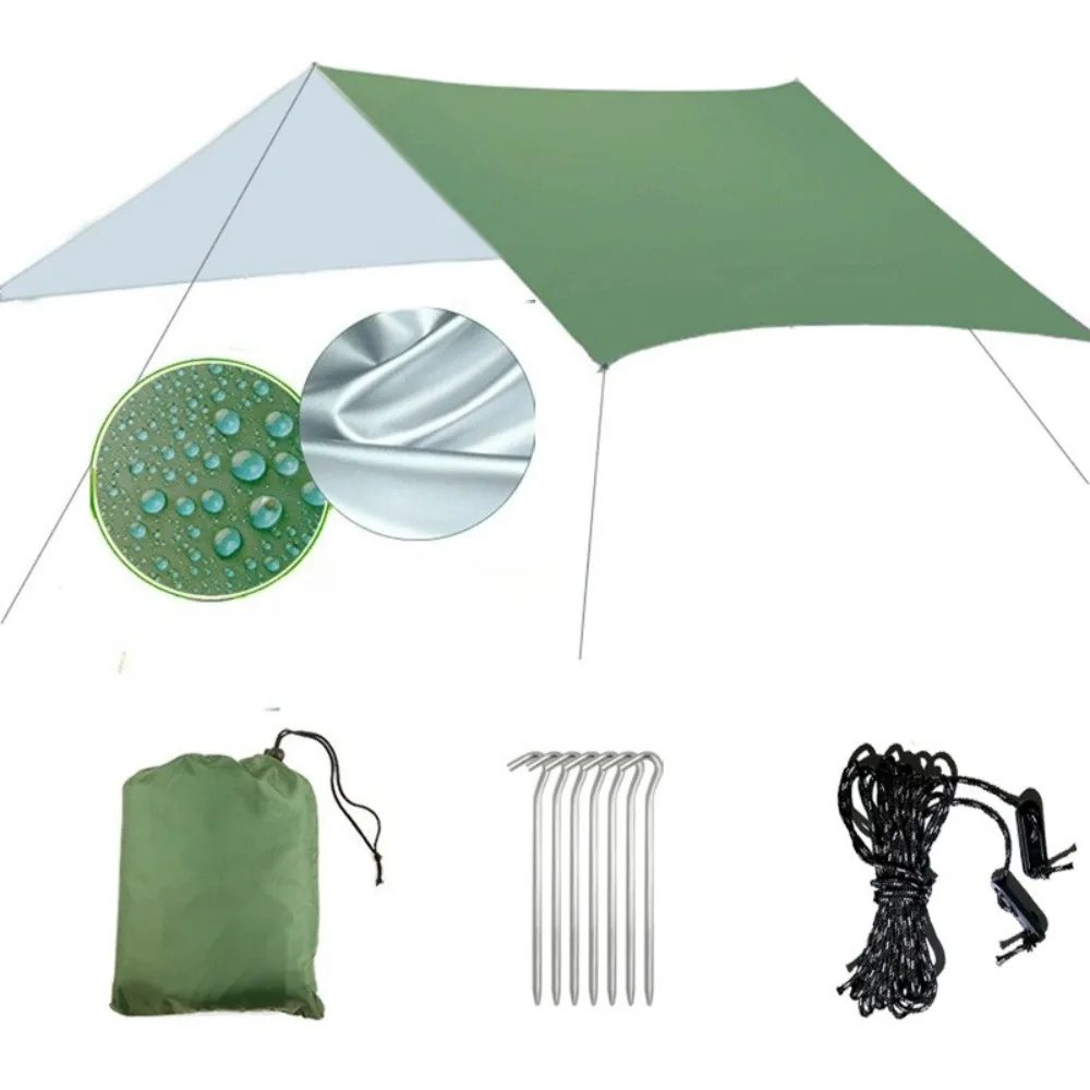 3x3m 3x4m Sunshade Tarp Outdoor Camping Waterproof Awning Silver Coating UV Sun Shelter Picnic BBQ Lightweight Sun Canopy
3x3m 3x4m Sunshade Tarp Outdoor Camping Waterproof Awning Silver Coating UV Sun Shelter Picnic BBQ Lightweight Sun Canopy