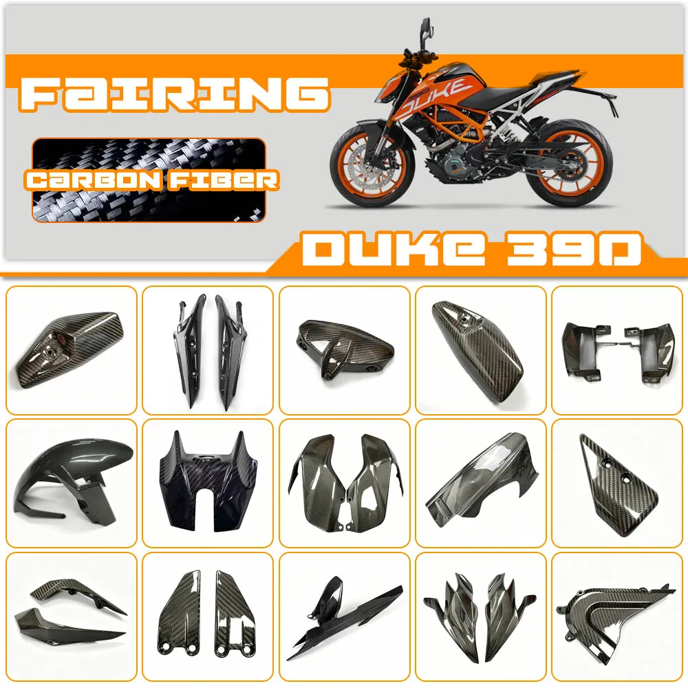 Motorcycle Real Dry Carbon Fiber Fairing Panel Cowling For KTM DUKE 390 2017-2025 Side Front Nose Fender Protector Cover Cowling
Motorcycle Real Dry Carbon Fiber Fairing Panel Cowling For KTM DUKE 390 2017-2025 Side Front Nose Fender Protector Cover Cowling