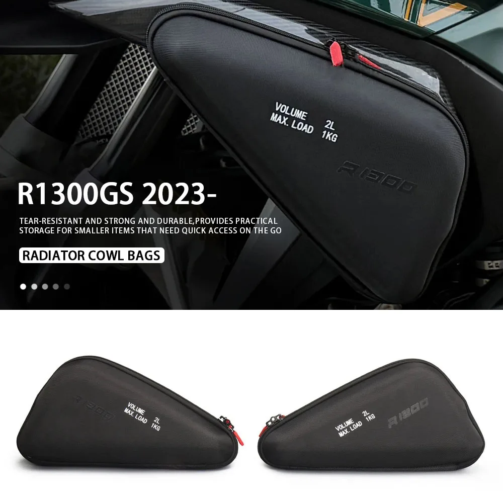 R 1300 GS 2L Motorcycle Accessories Radiator Cowl Bag Side Fairing Tool Storage Bags 1kg For BMW R1300GS R 1300GS 2023 2024 2025
R 1300 GS 2L Motorcycle Accessories Radiator Cowl Bag Side Fairing Tool Storage Bags 1kg For BMW R1300GS R 1300GS 2023 2024 2025