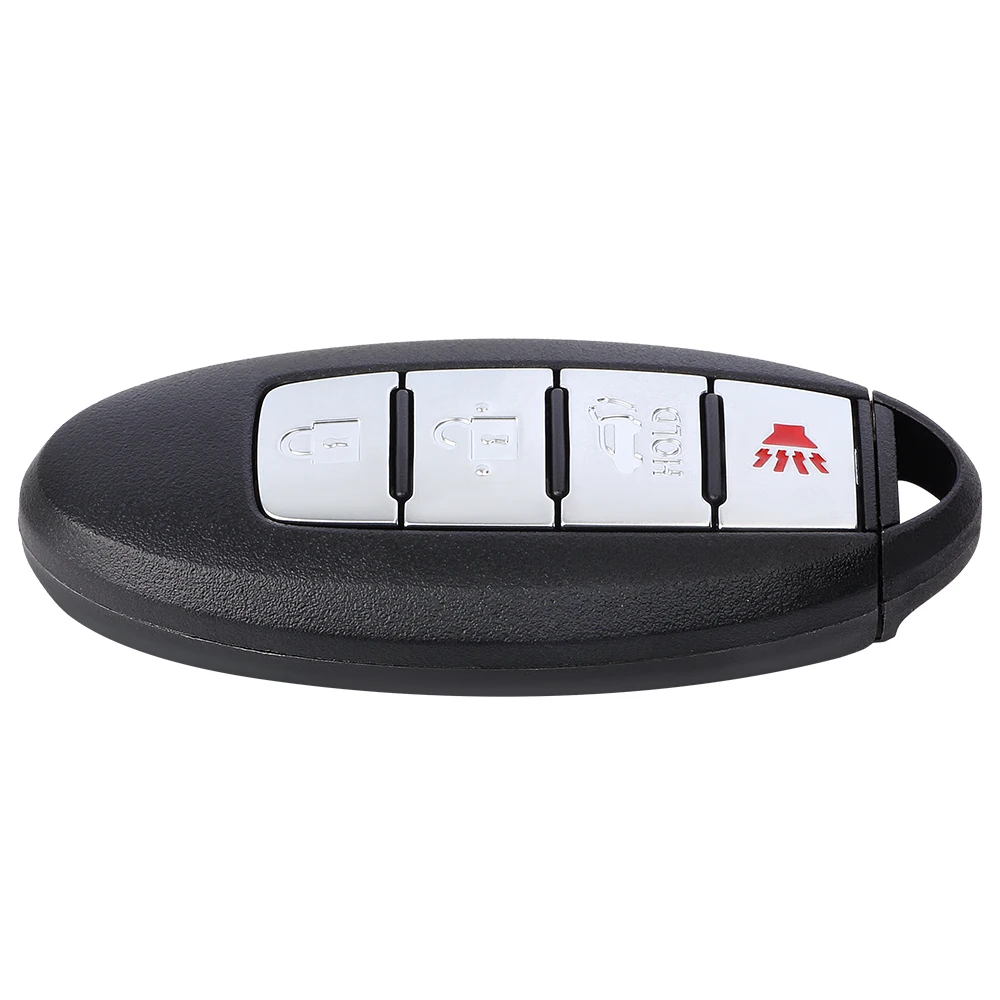 KEYECU Smart Remote Car Key With 4 Buttons 433MHz 4A Chip for Nissan Rogue 2014 2015 2016 2017 2018 Fob S180144106 KR5S180144106
KEYECU Smart Remote Car Key With 4 Buttons 433MHz 4A Chip for Nissan Rogue 2014 2015 2016 2017 2018 Fob S180144106 KR5S180144106